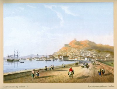 Kerch from the Side of Yeni-Kale by Carlo Bossoli